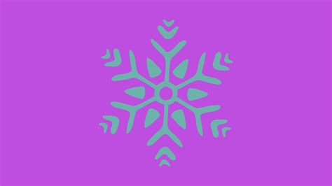 2d animated snowflake 36204418 Stock Video at Vecteezy