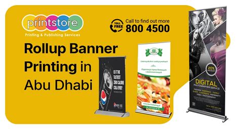 Roll Up Banner Printing in Abu Dhabi: Elevating Brands