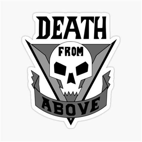 "Starship Troopers Death From Above Tattoo" Sticker for Sale by ...