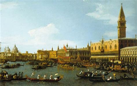 The Bucintoro, Venice, 1747 - Canaletto - WikiArt.org