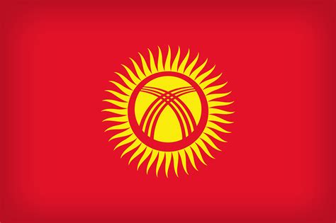 Kyrgyzstan Large Flag. Kyrgyzstan Flag, Flag Tag, Mountainous Terrain ...