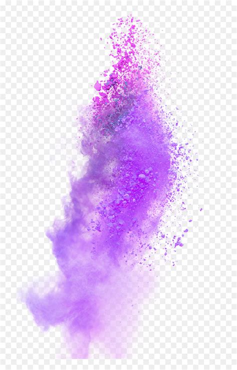 Purple Smoke Transparent - Purple Powder Explosion Png, Png Download - vhv