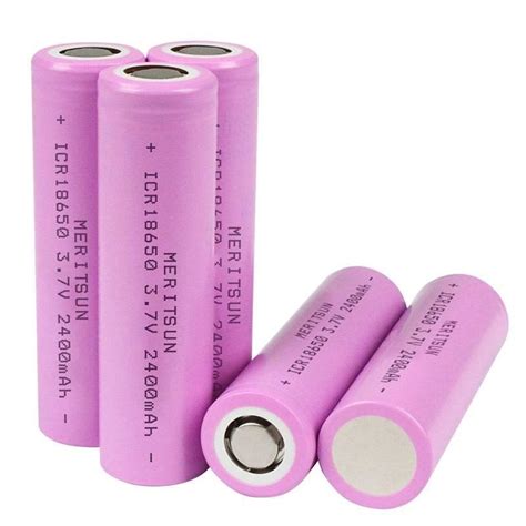 High Quality 3.7v 2400mah Icr 18650 Lithium Li-ion Rechargeable Lipo ...