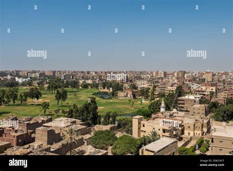 Aerial view pyramids giza hi-res stock photography and images - Alamy