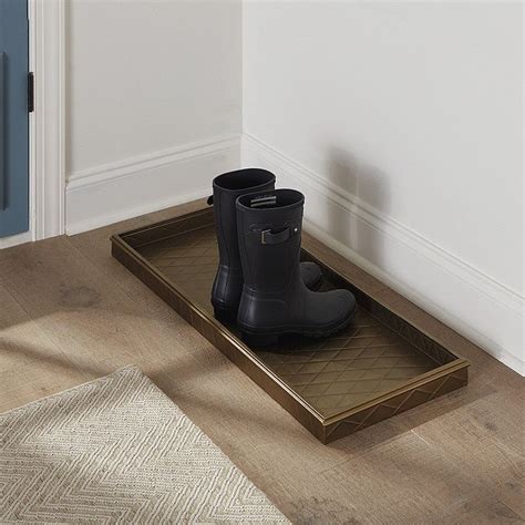 Entryway Boot Trays - Mudroom Boot Tray - English Boot Tray - Metal Boot Tray in 2021 | Boot ...