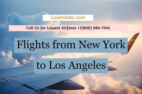 Great Deals On Flight Booking From New York To Los Angeles ...