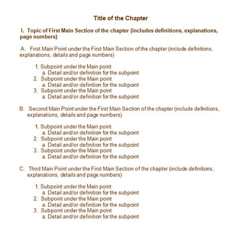 Novel Outline Template Chapter By Chapter Pdf | [#] New Concept