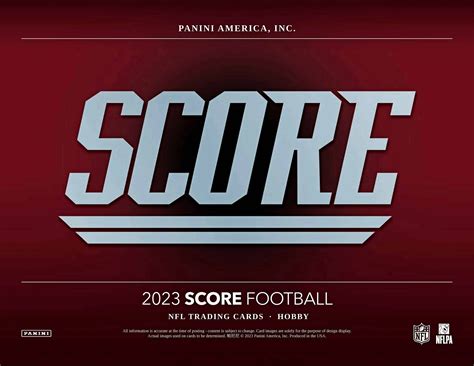 2023 Score NFL Football Cards