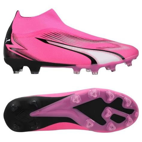 PUMA Ultra Match + Laceless FG/AG Phenomenal - Poison Pink/PUMA White/PUMA Black