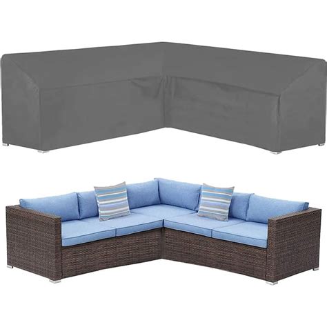 Patio Outdoor Sectional Sofa Cover for Patio Furniture Set - On Sale - Bed Bath & Beyond - 33464767