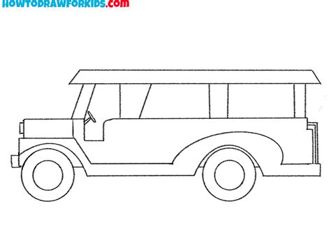 Jeepney Drawing Easy Coloring Pages Jeepney Coloring Pages Coloring ...