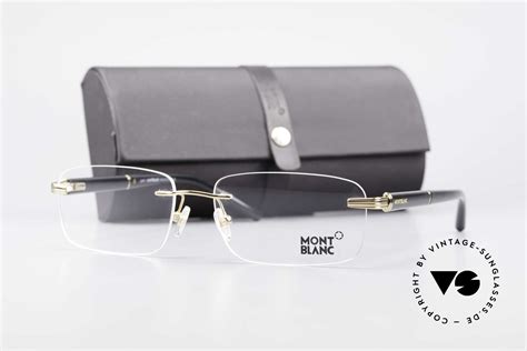 Glasses Montblanc MB337 Rimless Eyeglasses Gold-Plated