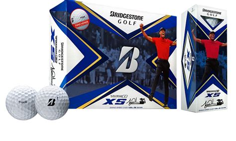 Bridgestone released Tiger Woods edition Tour B golf balls