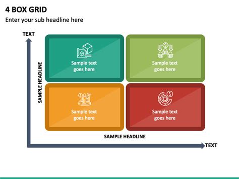 4 Box Grid PowerPoint Template - PPT Slides