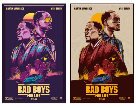 Bad Boys for life - Ilusstrated poster on Behance