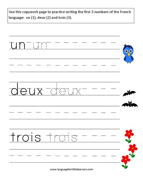 Language for Little Learners: November 2011 | French worksheets ...