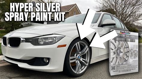 HOW TO SPRAY PAINT YOUR OWN WHEELS AT HOME! (DIY) (HYPER SILVER KIT ...