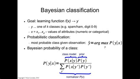 IAML5.2: Bayesian classification - YouTube