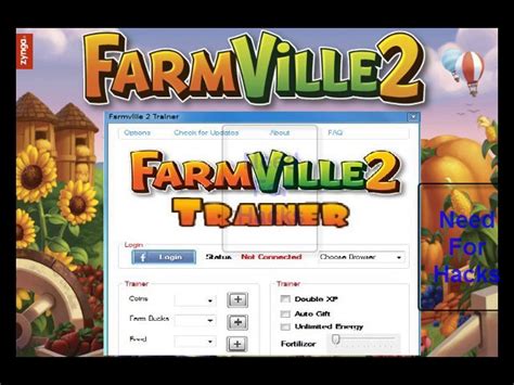 Zynga Farmville 2 Trainer Cheat