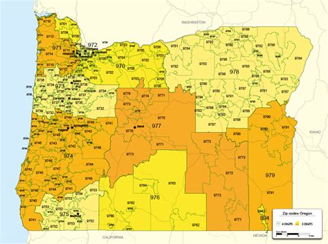 Zip Code Map Oregon Coast - Map Of Counties Around London