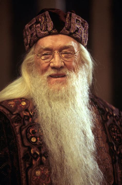 Richard Harris como Albus Percival Wulfric Brian Dumbledore | Hogwarts, Büyücülük, Harry potter