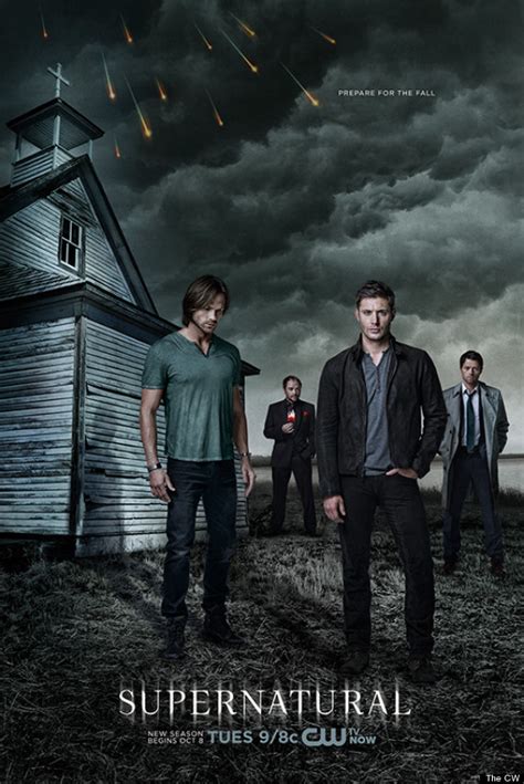 'Supernatural' Season 9 Poster: Sam, Dean, Castiel And Crowley Prepare For The Fall (PHOTO ...