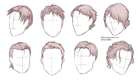 Male Hairstyles by Sellenin | How to draw hair, Drawing male hair, Hair reference