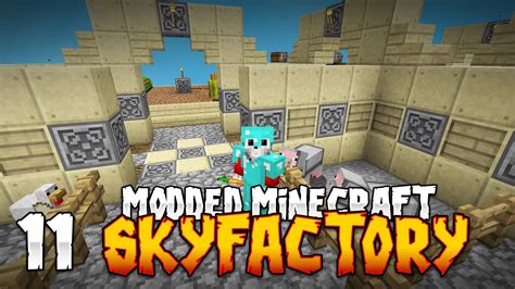 DISCOVERING OTHER DIMENSIONS! - Sky Factory 4 Minecraft Modpack - Episode 11 - YouTube