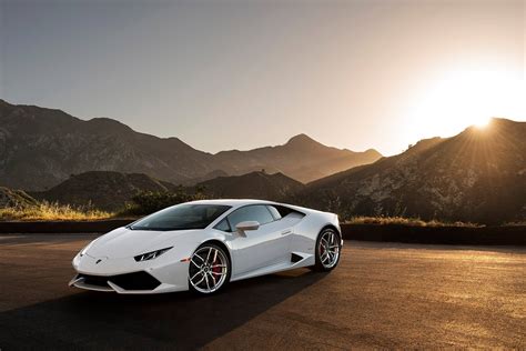 Photo Of The Day: Stunning White Lamborghini Huracan in the Mountains - GTspirit