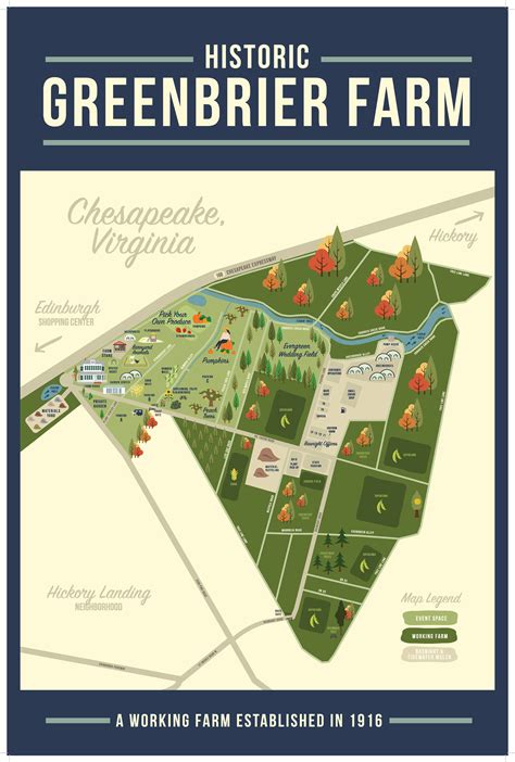 Greenbrier Farm Map on AIGA Member Gallery