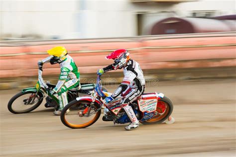 Speedway Riders on the Track Editorial Photo - Image of rider, emotion: 74511811