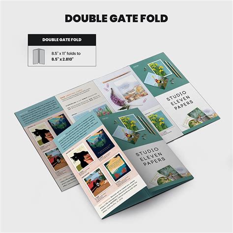 Double Gate Brochure Printing online | PrintMagic