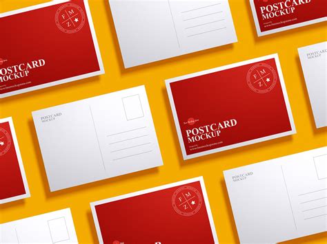 Free Postcard PSD Mockup