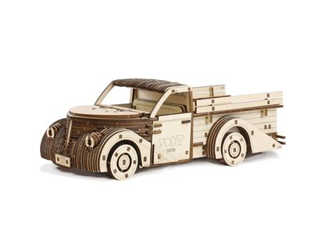 Retro Truck Wooden 3D Modeling Kit by Vody Toys - Etsy