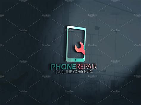 Phone Repair Logo | Creative Logo Templates ~ Creative Market