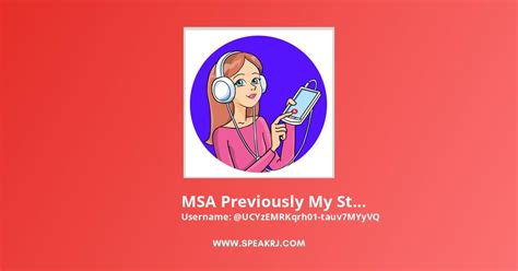 MSA Previously My Story Animated YouTube Channel Statistics / Analytics ...