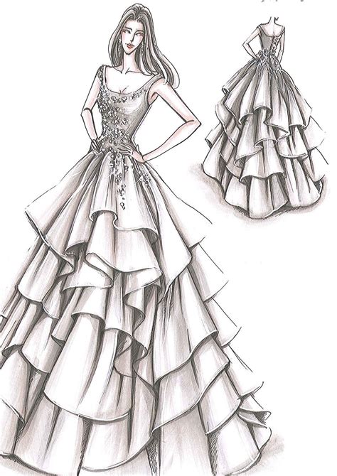 Fashion Look | Illustration fashion design, Dress design drawing, Fashion illustration sketches ...