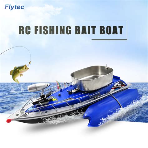 Flytec Intelligent Wireless Electric RC Boat Fishing Bait Boat Remote ...