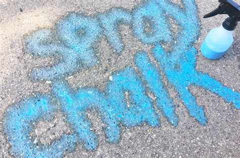 DIY Spray Chalk - Craft Create Cook