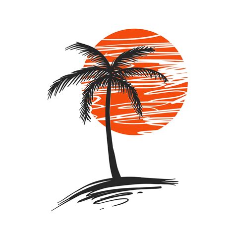 Palm Tree Vector | Free Vector Art at Vecteezy!