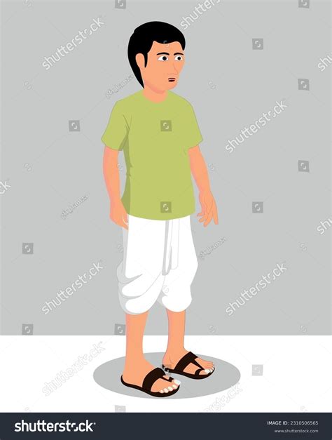 Indian Village Man Cartoon Character Moral Stock Vector (Royalty Free) 2310506565 | Shutterstock