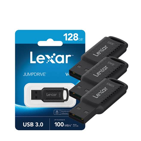 Lexar® JumpDrive® V400 32GB / 64GB / 128GB USB 3.0 Flash Drive, Read Speed up to 100MB/s High ...