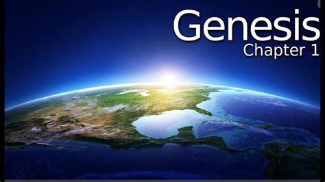 English Genesis chapter 1 - YouTube