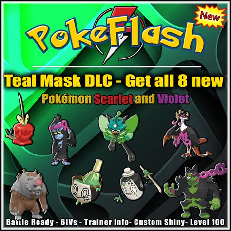 Teal Mask DLC - Get All 8 New Pokémon - Scarlet and Violet - PokeFlash