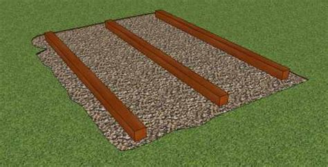 How To Build A Simple And Economical Storage Shed Foundation