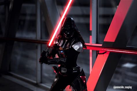 [Self] Gender bent Darth Vader cosplay. Built by me made some upgrades to his armor. #cosplay ...