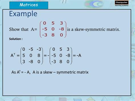 PPT - Symmetric and Skew Symmetric Matrices PowerPoint Presentation, free download - ID:2646318