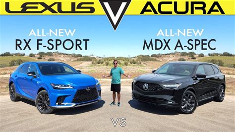 LUXURY FIGHT! -- 2023 Lexus RX 350 vs. 2023 Acura MDX: Comparison - YouTube