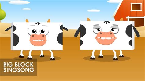 Big Block Singsong | Cows | Kids Cartoon Song Chords - Chordify