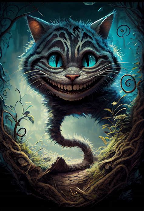 Cheshire Cat by wonderlandartworks on DeviantArt